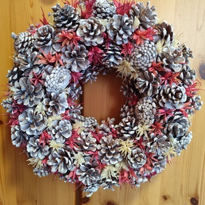 Száraz termés kopogtató  - otthon & életmód - dekoráció - ajtó- és ablak dekoráció - ajtódísz & kopogtató - Meska.hu