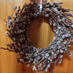 Barka koszorú, szárazvirág kopogtató  - otthon & életmód - dekoráció - ajtó- és ablak dekoráció - ajtódísz & kopogtató - Meska.hu