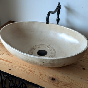 Kézműves mosdótál pár - otthon & életmód - fürdőszoba - mosdótál - Meska.hu