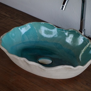 Kézműves mosdótál egyedi méretben - Meska.hu