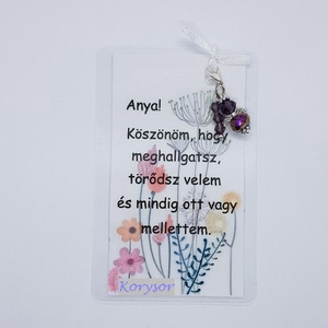 Anyák napi angyalka kísérőlapon - Meska.hu