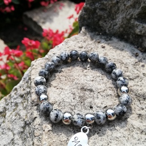 Mom üveggyöngy karkötő, Ékszer, Karkötő, Bogyós karkötő, Gyöngyfűzés, gyöngyhímzés, MESKA