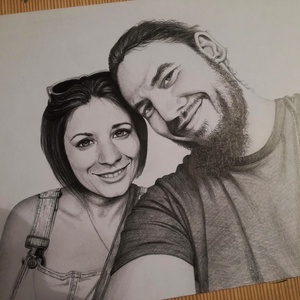 Grafit portré készítés - művészet - portré & karikatúra - portré - Meska.hu