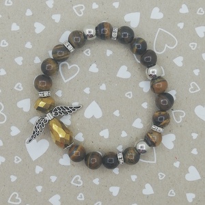 Angyalkás karkötő - ékszer - karkötő - gyöngyös karkötő - Meska.hu