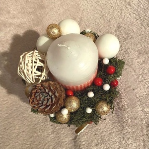 Mézeskalácsos adventi asztaldísz - karácsony - adventi díszek - adventi asztaldísz - Meska.hu