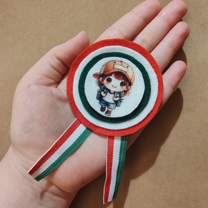 Kisfiús kokárda 1., Ékszer, Kitűző és Bross, Mindenmás, MESKA