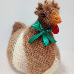 Kötött Bóbitás dísztyúk, Játék & Sport, Plüssállat & Játékfigura, Madár, Kötés, MESKA