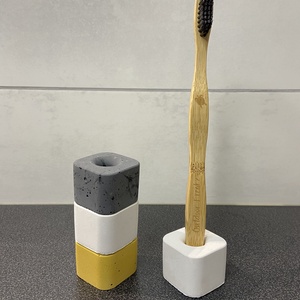 Beton fogkefetartó - Meska.hu