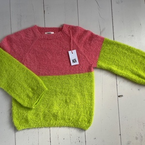 FLUFFY TOUCH - kézzel kötött pamut pulcsi, Ruha & Divat, Női ruha, Pulóver, Kötés, MESKA