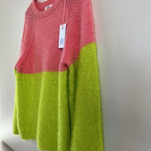 FLUFFY TOUCH - kézzel kötött pamut pulcsi - ruha & divat - női ruha - pulóver - Meska.hu