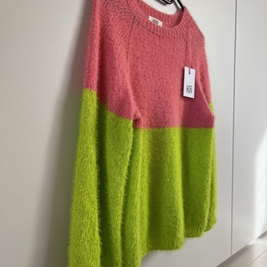 FLUFFY TOUCH - kézzel kötött pamut pulcsi - ruha & divat - női ruha - pulóver - Meska.hu