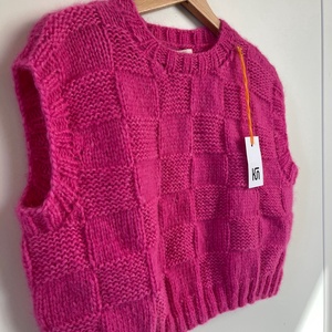 AIRY VEST - kötött alpaka mellény - ruha & divat - női ruha - mellény - Meska.hu