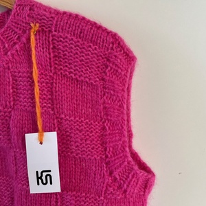 AIRY VEST - kötött alpaka mellény - ruha & divat - női ruha - mellény - Meska.hu