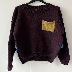 Oldalt Nyitott Gyapjúpulóver - Meska.hu