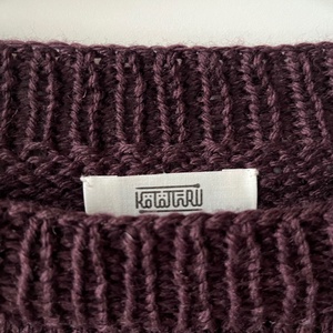 Oldalt Nyitott Gyapjúpulóver - ruha & divat - női ruha - pulóver - Meska.hu