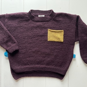 Oldalt Nyitott Gyapjúpulóver - ruha & divat - női ruha - pulóver - Meska.hu