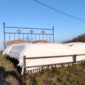 Kovácsoltvas ágy - otthon & életmód - bútor - ágy - ágykeretek - Meska.hu