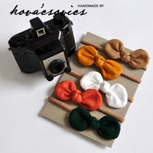 Pamut KIS csomós masni hajpánt/fejpánt - KICSI - ruha & divat - hajdísz & hajcsat - hajráf & hajpánt - Meska.hu