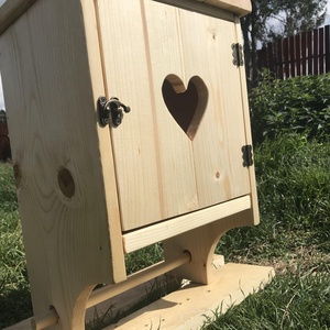 Rusztikus toalett papírtartó. - otthon & életmód - fürdőszoba - fürdőszobai tároló - Meska.hu