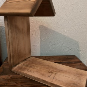 Könyv-lak� Rusztikus könyvtartó és olvasó-sziget., Otthon & Életmód, Dekoráció, Asztal és polc dekoráció, Könyvtámasz, Famegmunkálás, MESKA