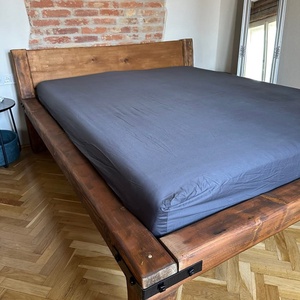 Herodes rusztikus gerenda ágy. - otthon & életmód - bútor - ágy - kétszemélyes ágy - Meska.hu