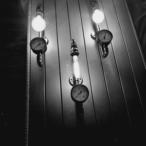 Vízcső lámpa - otthon & életmód - lámpa - mennyezeti lámpa - Meska.hu