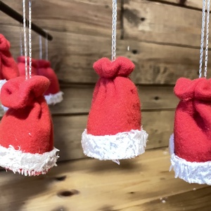 Mini Mikulás sapka - karácsony - mikulás - mikulás ajándékok - Meska.hu