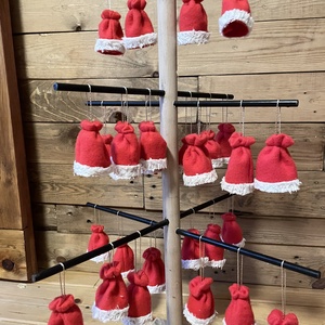 Mini Mikulás sapka - karácsony - mikulás - mikulás ajándékok - Meska.hu