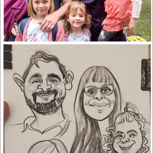 Karikatúra rajzolás élőben! Esküvőn,  rendezvényen! - művészet - portré & karikatúra - karikatúra - Meska.hu