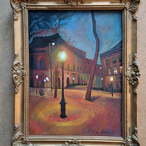 Szeged, Stefánia I., olajfestmény - művészet - festmény - olajfestmény - Meska.hu