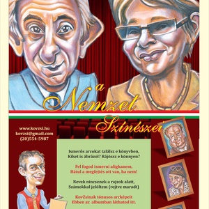 a Nemzet Színészei, album, Művészet, Portré & Karikatúra, Karikatúra, , MESKA