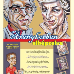 Aranykorban elképzelve , kiskönyv, Művészet, Portré & Karikatúra, Karikatúra, , MESKA
