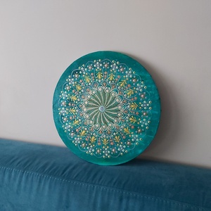 Harmónia mandala - művészet - festmény - akril - Meska.hu