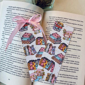 Könyvjelző � Könyvhalmok, Könyv & Zene, Könyvjelző, Fotó, grafika, rajz, illusztráció, Papírművészet, MESKA