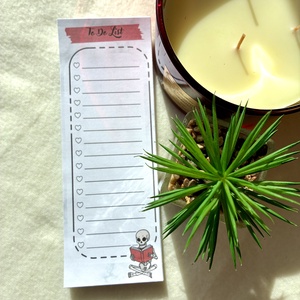 Csontvázas To Do List - Meska.hu