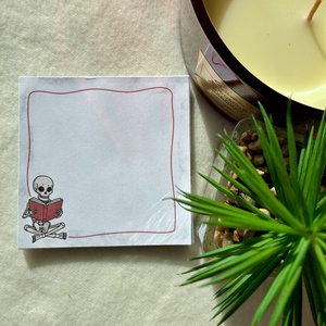 Csontvázas Jegyzettömb - Meska.hu