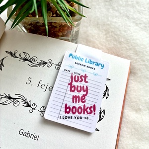 Mágneses könyvjelző � Library, Könyv & Zene, Könyvjelző, , MESKA