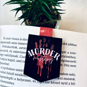Mágneses könyvjelző  Murder Mistery, Könyv & Zene, Könyvjelző, , MESKA