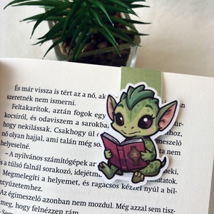 Mágneses könyvjelző  Zöld Sárkányos, Könyv & Zene, Könyvjelző, , MESKA