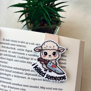 Mágneses könyvjelző  Gyilkos bárány - Meska.hu