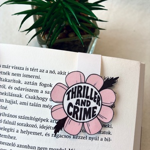 Mágneses könyvjelző  Thriller virág, Könyv & Zene, Könyvjelző, , MESKA