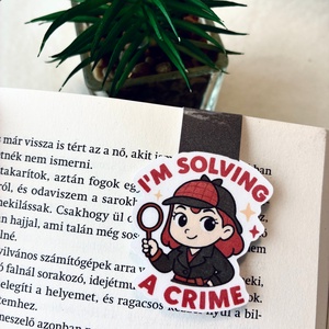 Mágneses könyvjelző  Solving a crime, Könyv & Zene, Könyvjelző, , MESKA