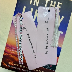 Könyvjelző � To be continued - könyv & zene - könyvjelző - Meska.hu