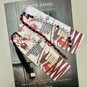 Könyvjelző � Thriller book club - könyv & zene - könyvjelző - Meska.hu