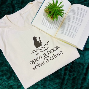 Open a book and solve a crime  Póló, pulóver, Ruha & Divat, Női ruha, Póló, felső, , MESKA