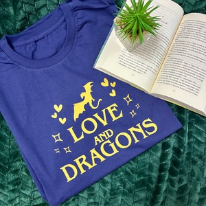 Love and dragons  Póló, pulóver, Ruha & Divat, Női ruha, Póló, felső, , MESKA