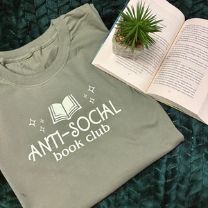 Anti-social book club  Póló, pulóver, Ruha & Divat, Férfi ruha, Póló, , MESKA