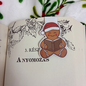 Mágneses könyvjelző  Olvasó mézeskalács - Meska.hu