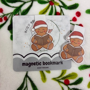 Mágneses könyvjelző  Olvasó mézeskalács - könyv & zene - könyvjelző - Meska.hu