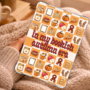 In my bookish autumn era � kockás mintás Kindle insert/betét - könyv & zene - könyvtok - Meska.hu